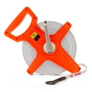 Fiberglass Open Reel Tape Measure, 330ft