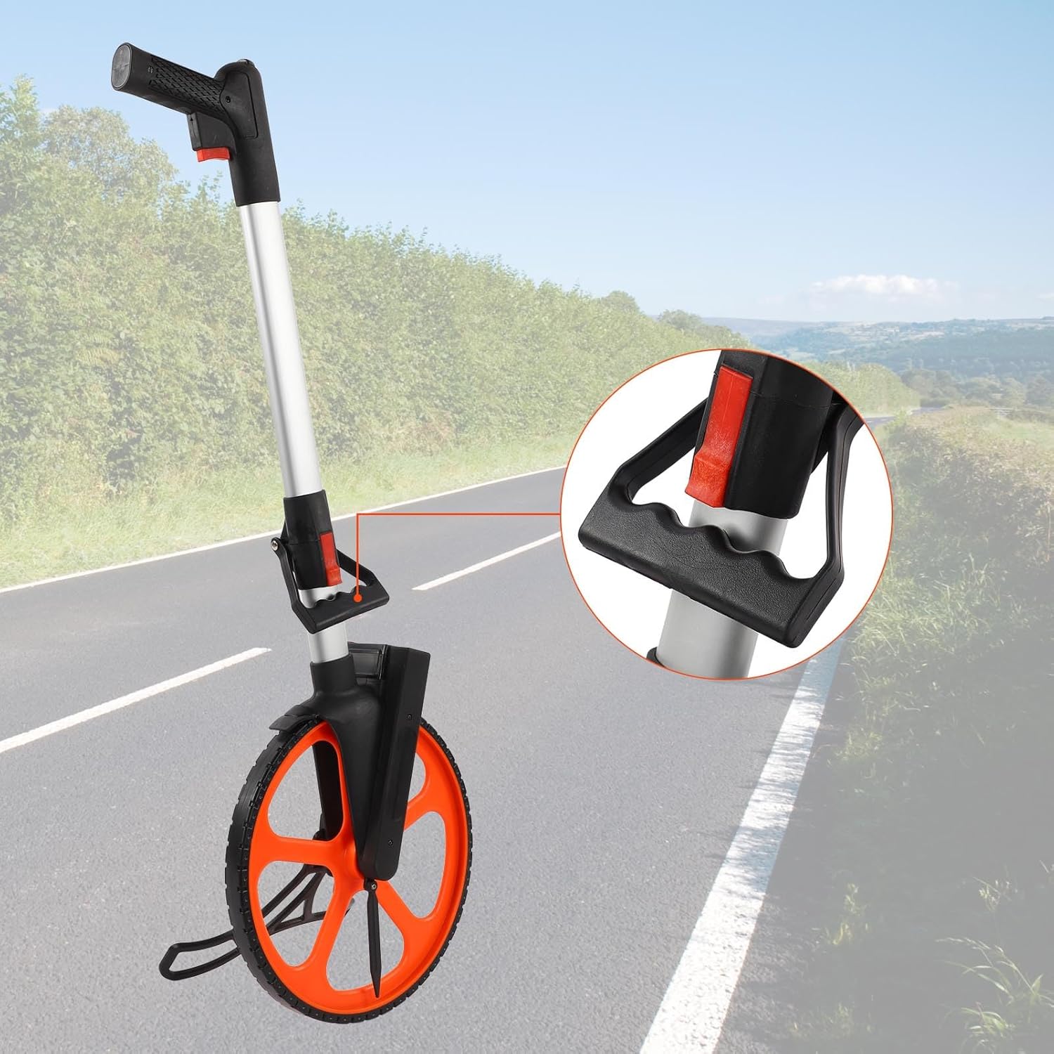 Measuring Wheel, Mechanical Land Distance Tool - Image 3