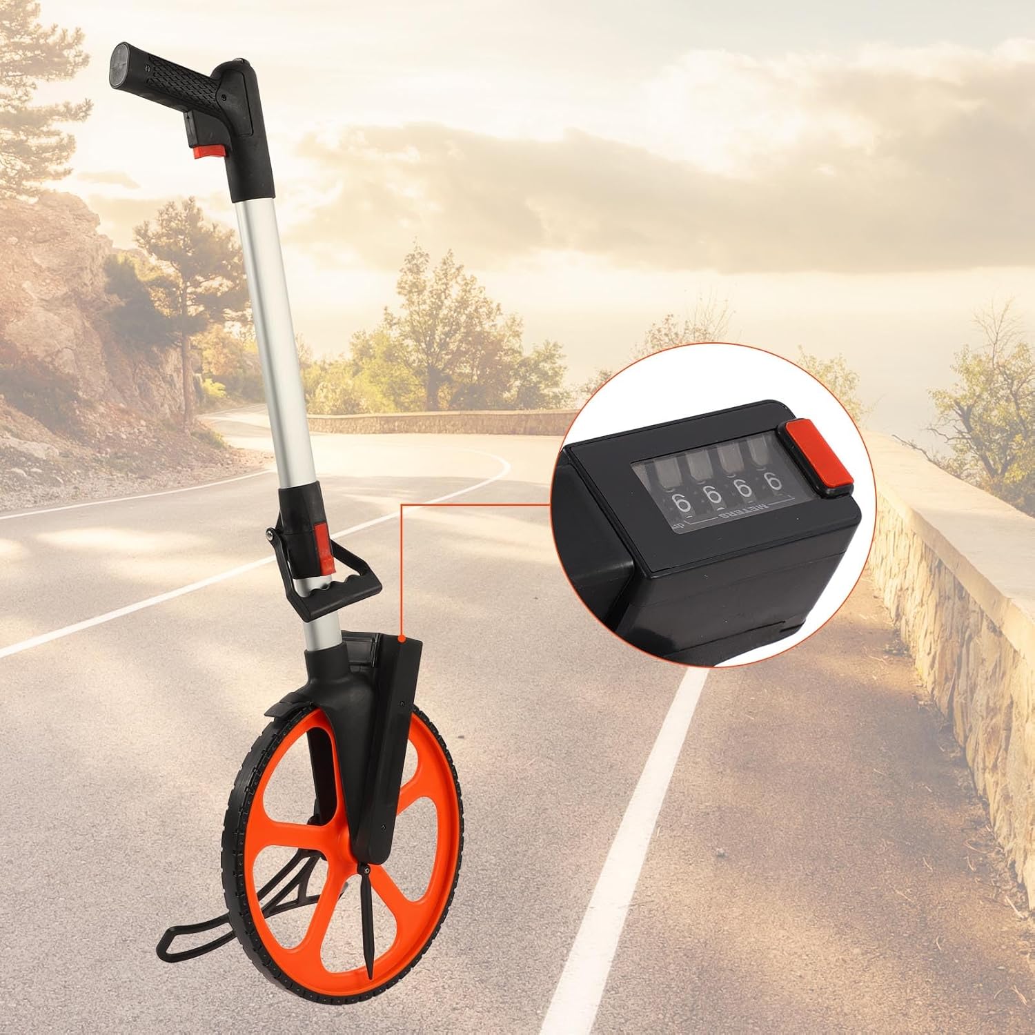 Measuring Wheel, Mechanical Land Distance Tool - Image 4