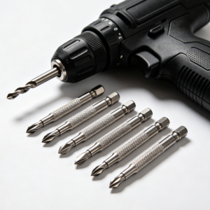 Cordless Electric Screwdriver with 6 Bits