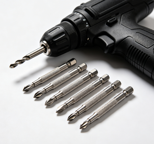 Cordless Electric Screwdriver with 6 Bits